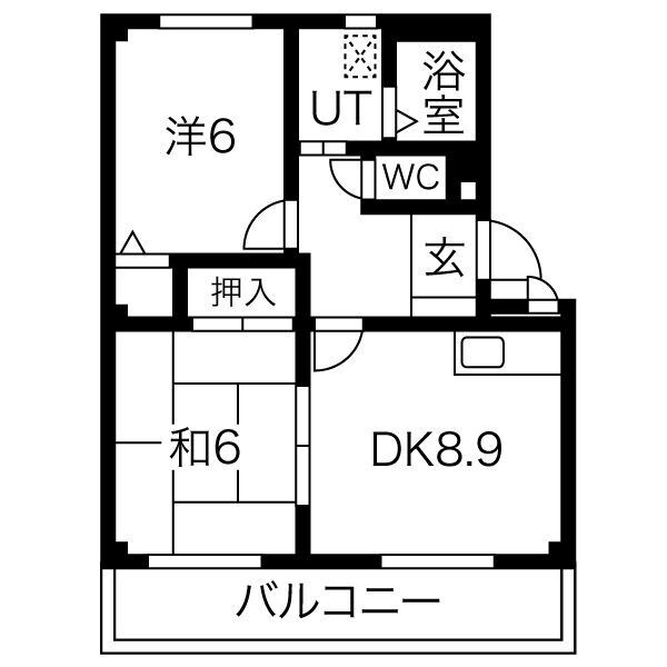 PopolareK2の物件間取画像