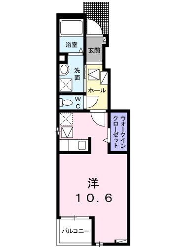 セレーノ東栄の物件間取画像