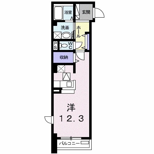 メゾン堂ノ前Ａの物件間取画像