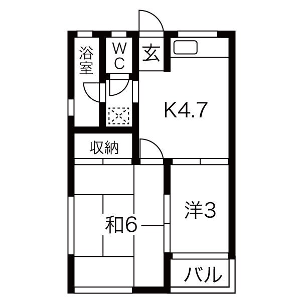 物件間取画像