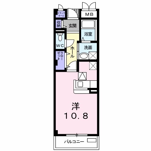 メゾン堂ノ前Ｂの物件間取画像