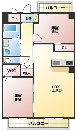 ハイウイング要の物件間取画像