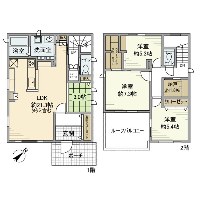 東浦駅 徒歩2分の物件間取画像