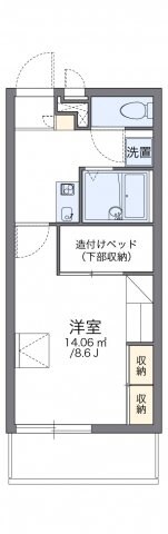 レオパレスアウルの物件間取画像