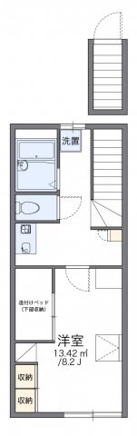 レオパレスひまわりの物件間取画像