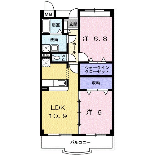 ロベリアの物件間取画像