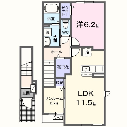 ジュネス寺本の物件間取画像