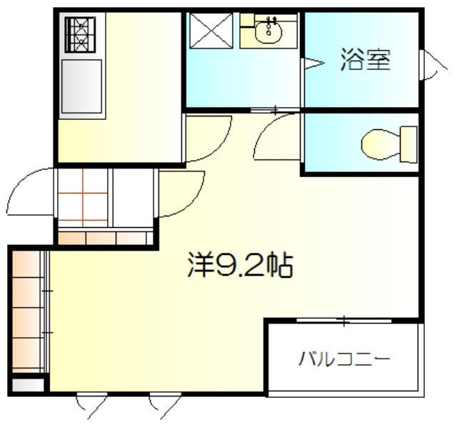 住吉町駅 徒歩2分 3階の物件間取画像