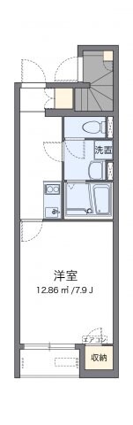 クレイノ八重の物件間取画像