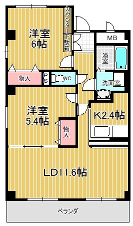 赤池駅 徒歩30分 2階の物件間取画像