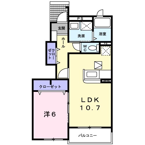 池上台コーポラスの物件間取画像