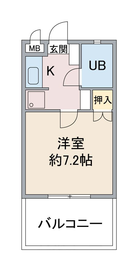 ハイツ香蘭の物件間取画像