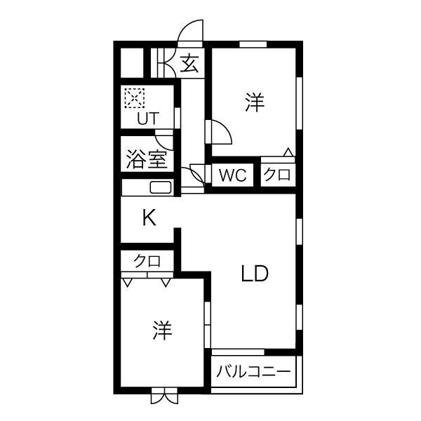 レジェンド共和の物件間取画像