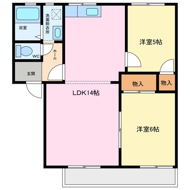 アトリュームSATO　C棟の物件間取画像