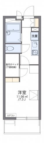 レオパレスグラシアスの物件間取画像