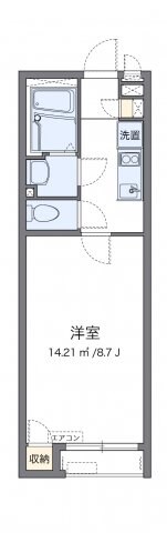 クレイノ桜の物件間取画像