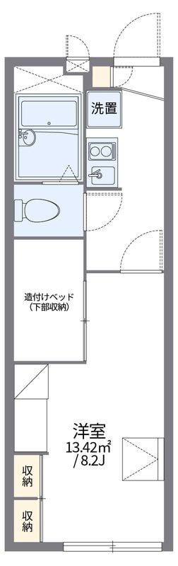 レオパレス白沢の物件間取画像