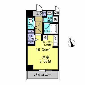 寺本駅 徒歩14分 3階の物件間取画像