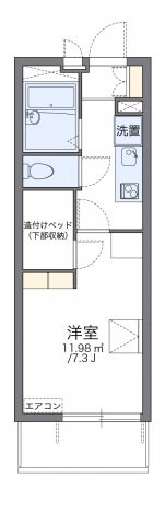 レオパレス祢宜町の物件間取画像