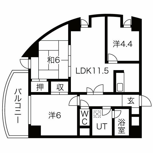 URBAN STAGE ナゴヤの物件間取画像