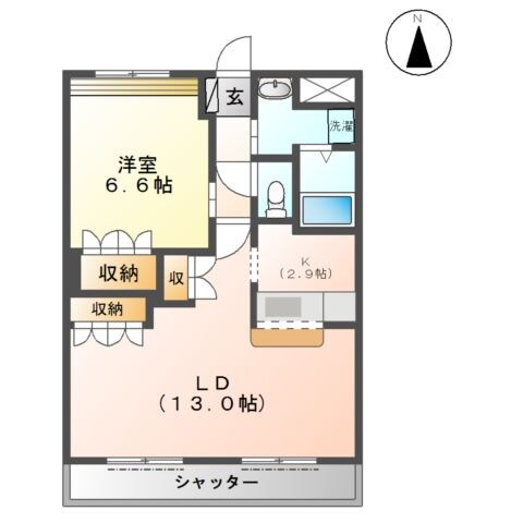 アイディール・ｙの物件間取画像