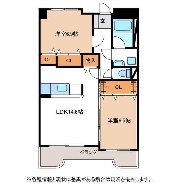 レーベンラウムの物件間取画像