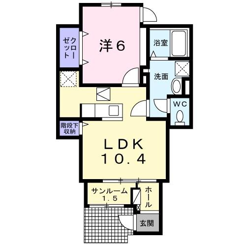 アントレッドの物件間取画像