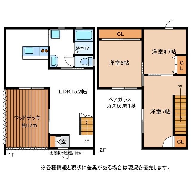 Oleth Jiji E棟の物件間取画像
