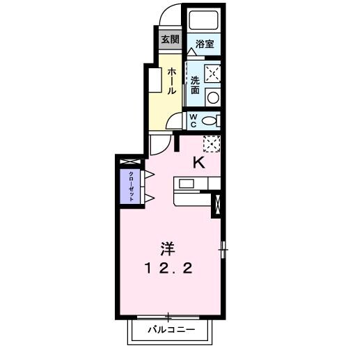 エアフォルク２１の物件間取画像