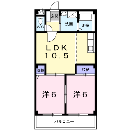 瑞浪駅 徒歩15分 3階の物件間取画像