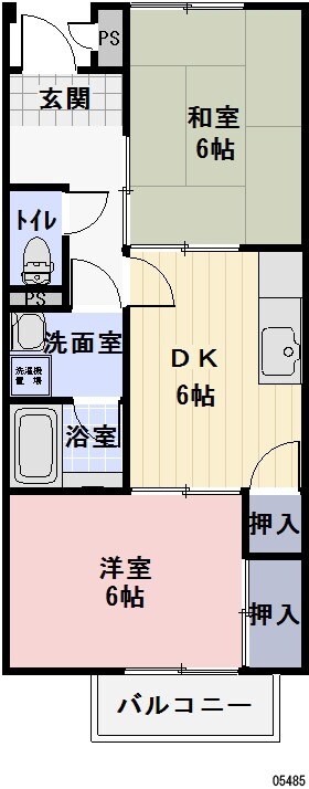 サンサープラスⅤの物件間取画像