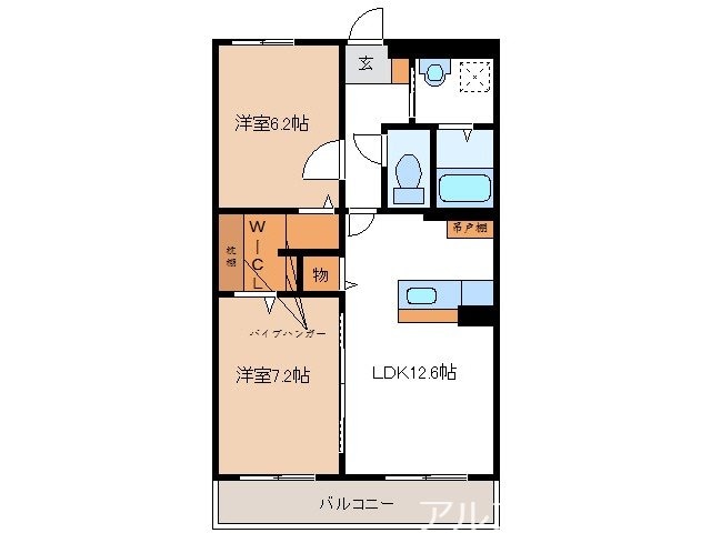 fragranzaの物件間取画像