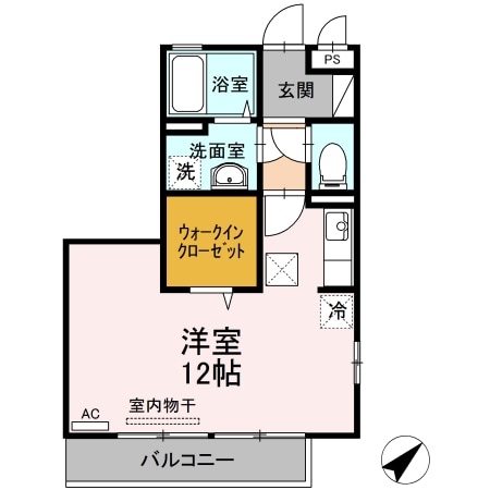 リビングタウン福山東　Ｂ棟の物件間取画像