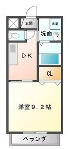 A-ヒルトップの物件間取画像