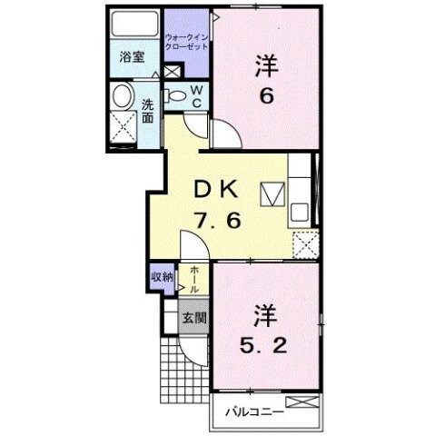 フィオーレの物件間取画像