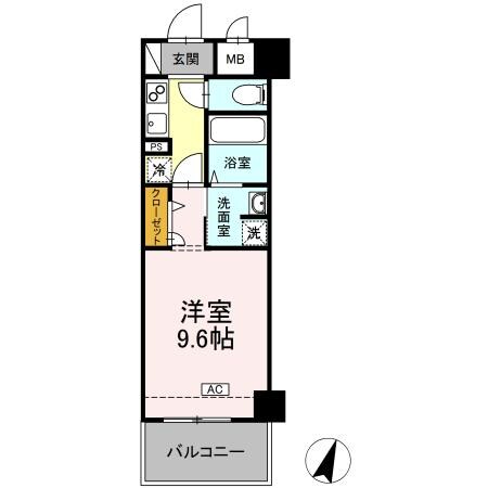 福山駅 徒歩10分 2階の物件間取画像