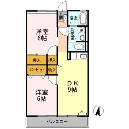 福山駅 徒歩29分 2階の物件間取画像