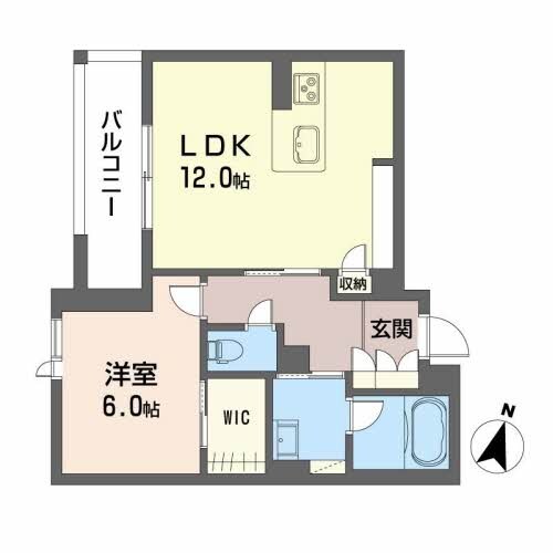 福山駅 徒歩17分 2階の物件間取画像