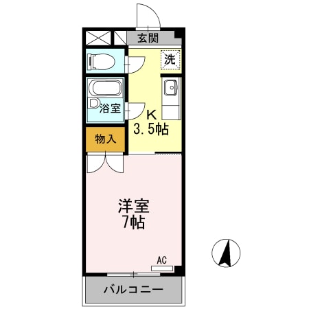 東福山駅 徒歩17分 2階の物件間取画像