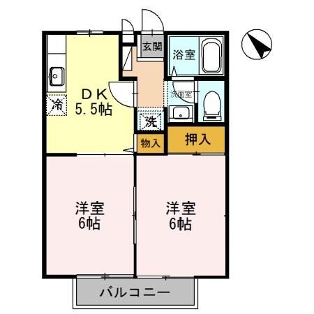 福山駅 徒歩23分 1階の物件間取画像