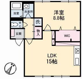 フレグランス伊勢丘の物件間取画像