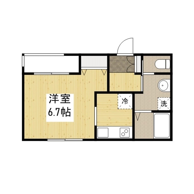 備後本庄駅 徒歩12分 1階の物件間取画像