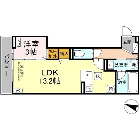 D-residence明神の物件間取画像