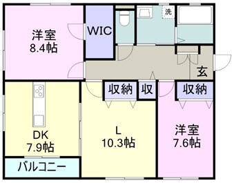 福山駅 徒歩40分 2階の物件間取画像