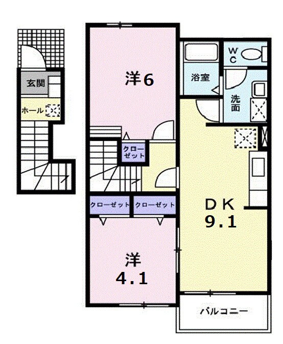 ライトホームズの物件間取画像