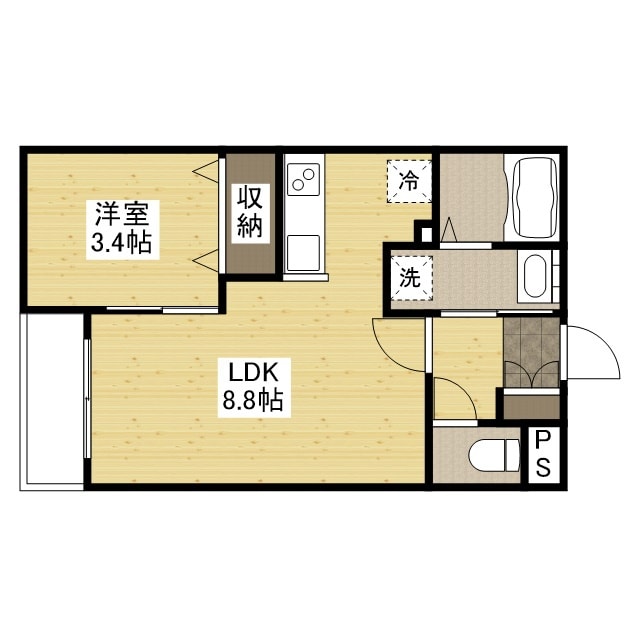 月光多治米の物件間取画像