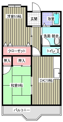 サン・オーレ木之庄の物件間取画像