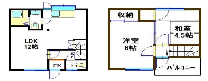 メゾン阿須那の物件間取画像