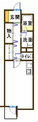 福山駅 徒歩31分 3階の物件間取画像