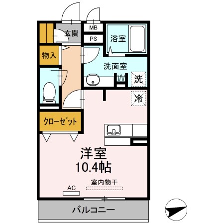 ノール リヴィエール トロワの物件間取画像